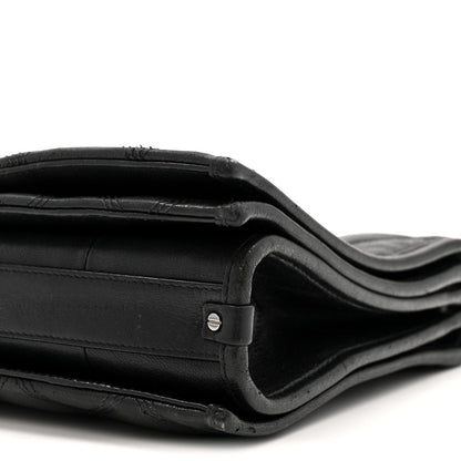 Lambskin Quilted Small Becky Chain Bag Black