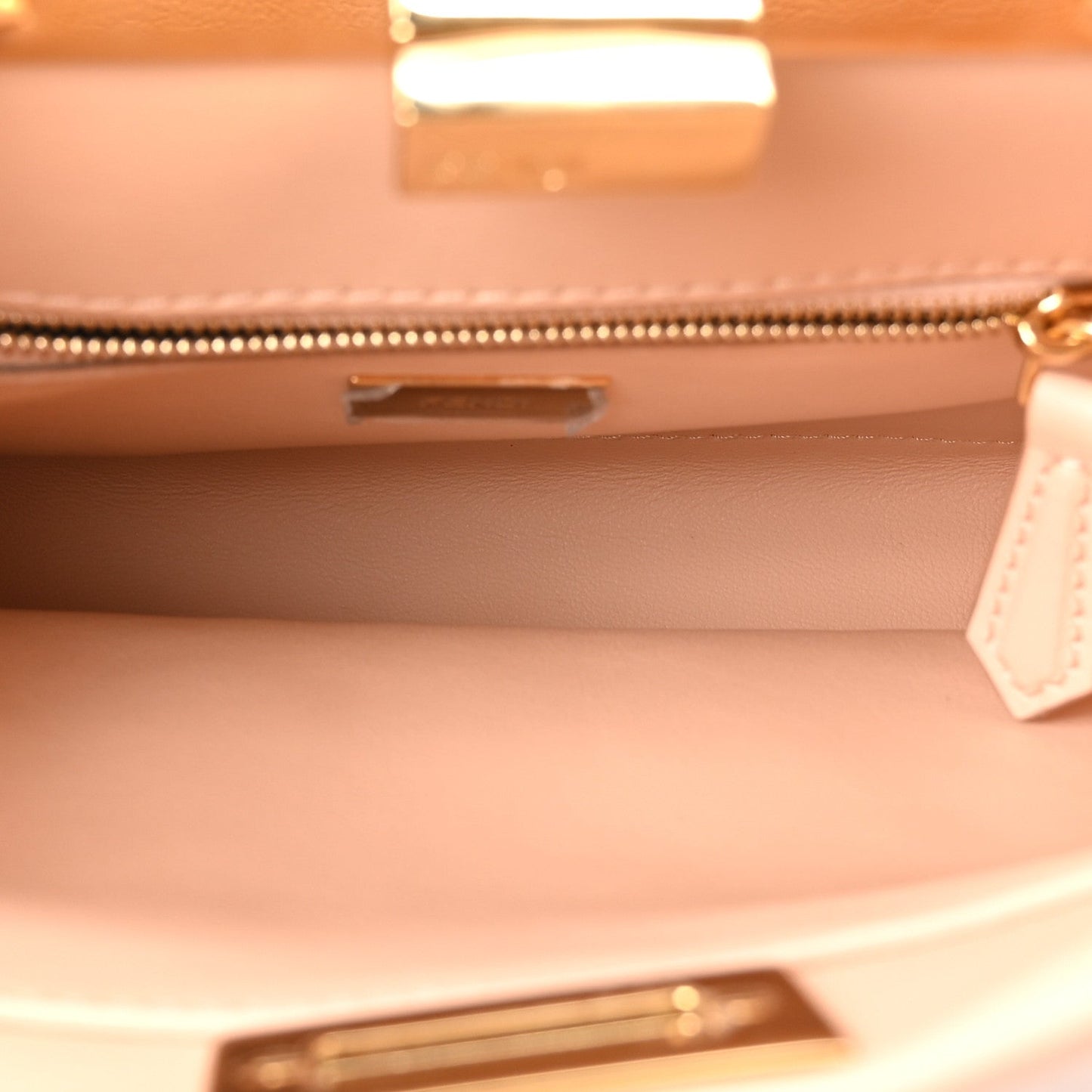 Vitello Grace Intreccio Mini Peekaboo Iconic Satchel Light Rose