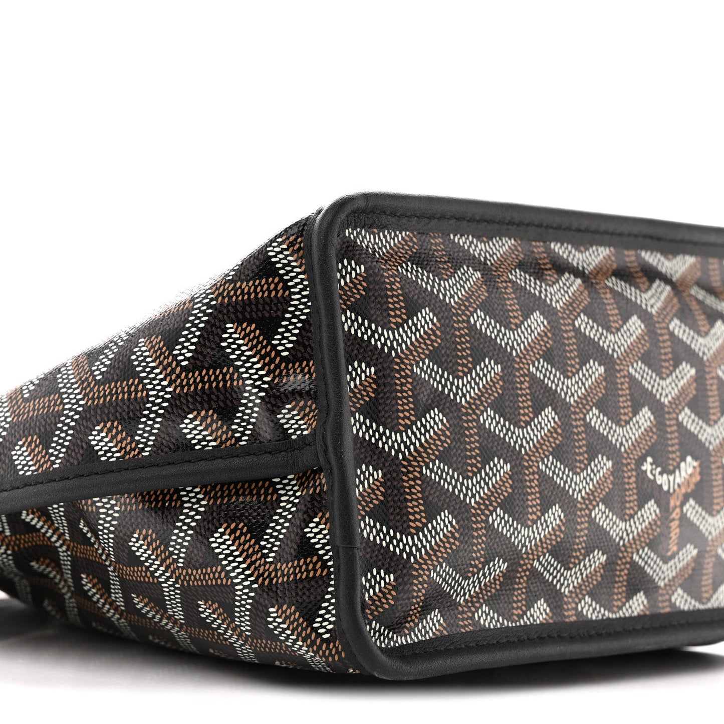 Goyardine Reversible Mini Anjou Black
