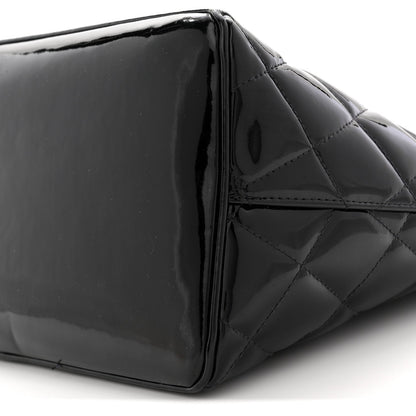 Patent Medallion Tote Black