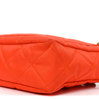 Quilted Camera Case Orange