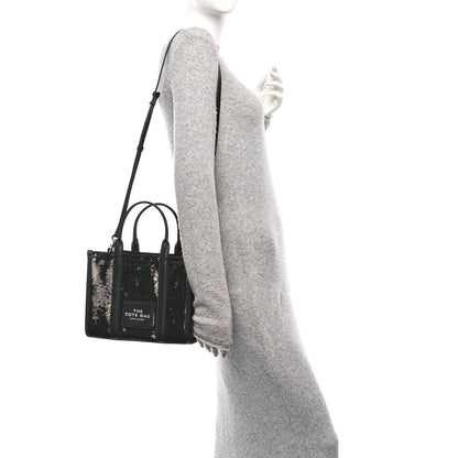 Sequin Small The Tote Bag Black
