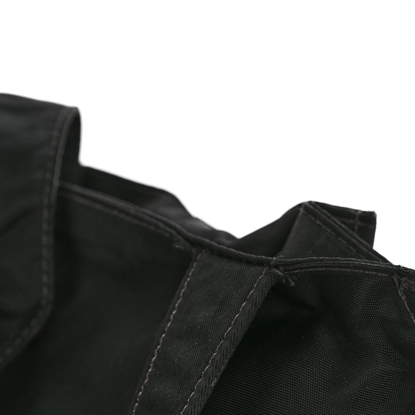 Nylon Button CC Tote Black
