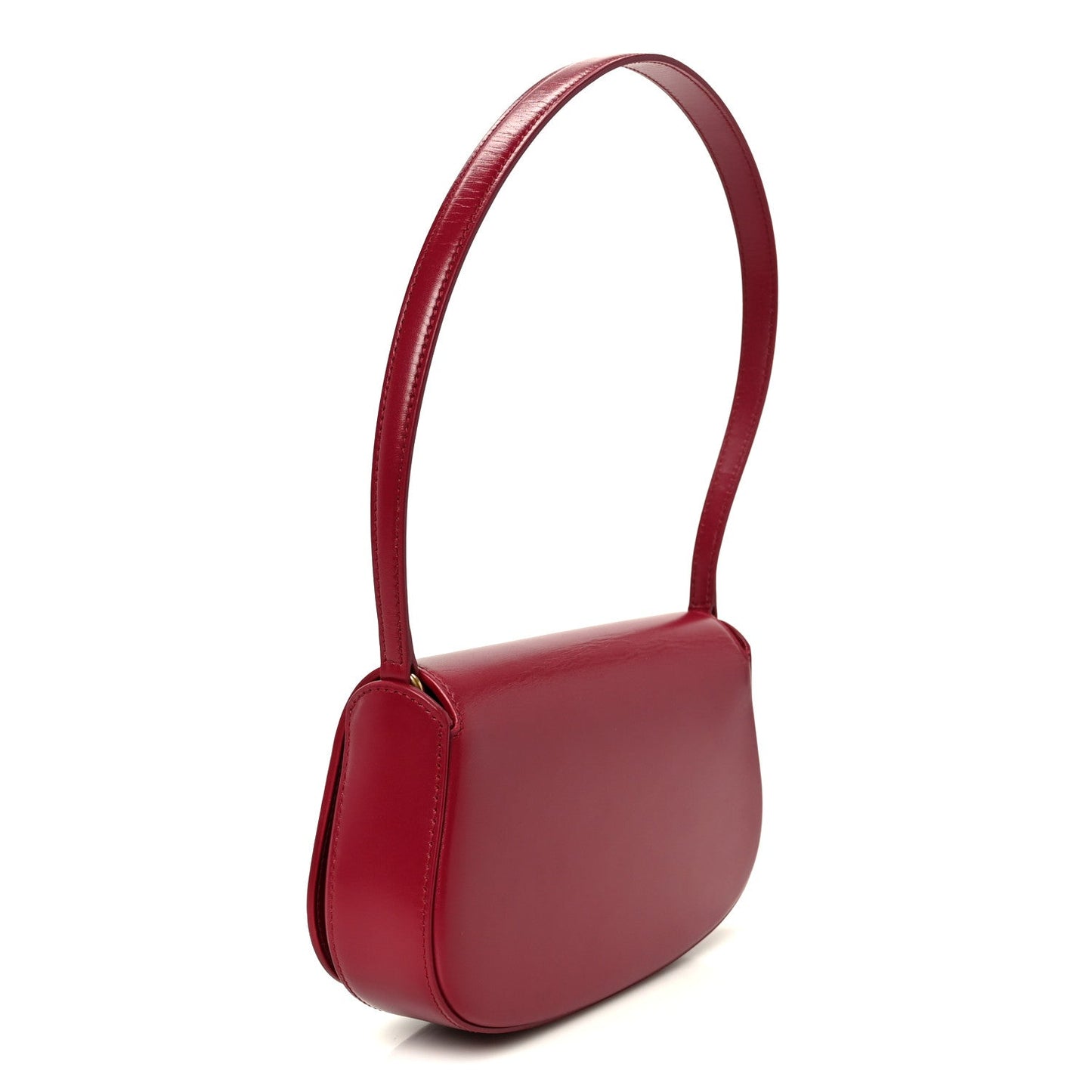 Box Calfskin Mini Voltaire Shoulder Bag Burgundy
