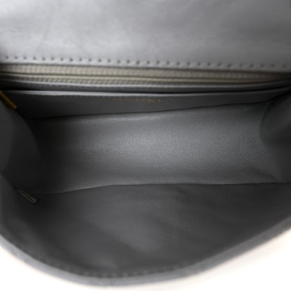 Aged Calfskin Quilted 2.55 Reissue Mini Flap Grey