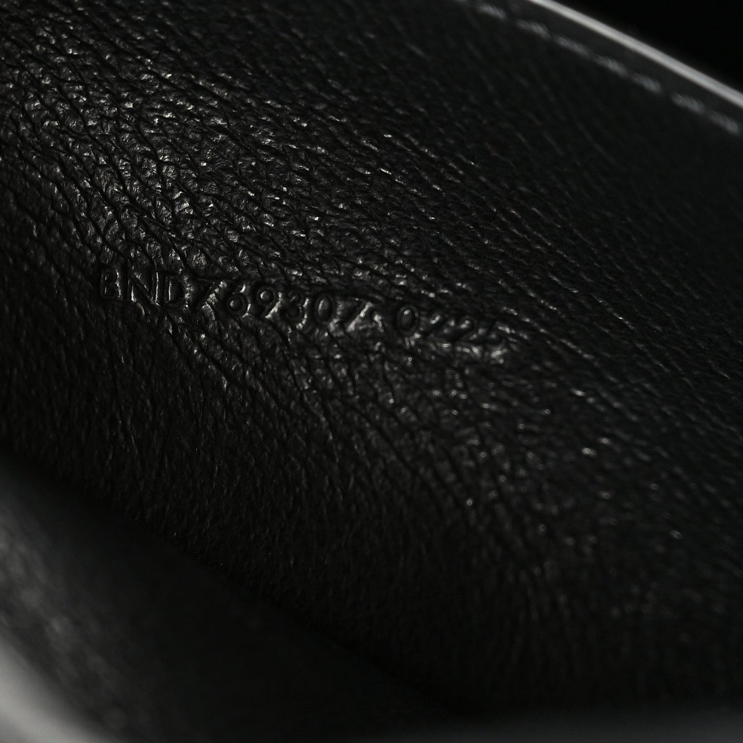 Grained Lambskin Cassandre Envelope Pouch Black
