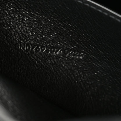 Grained Lambskin Cassandre Envelope Pouch Black