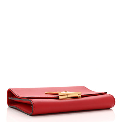 Calfskin Chain Louise MM Red