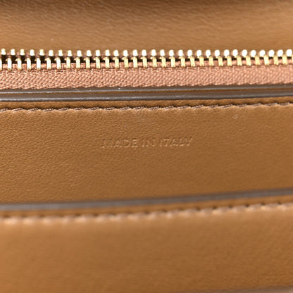 Box Calfskin Medium Classic Box Flap Bag  Camel