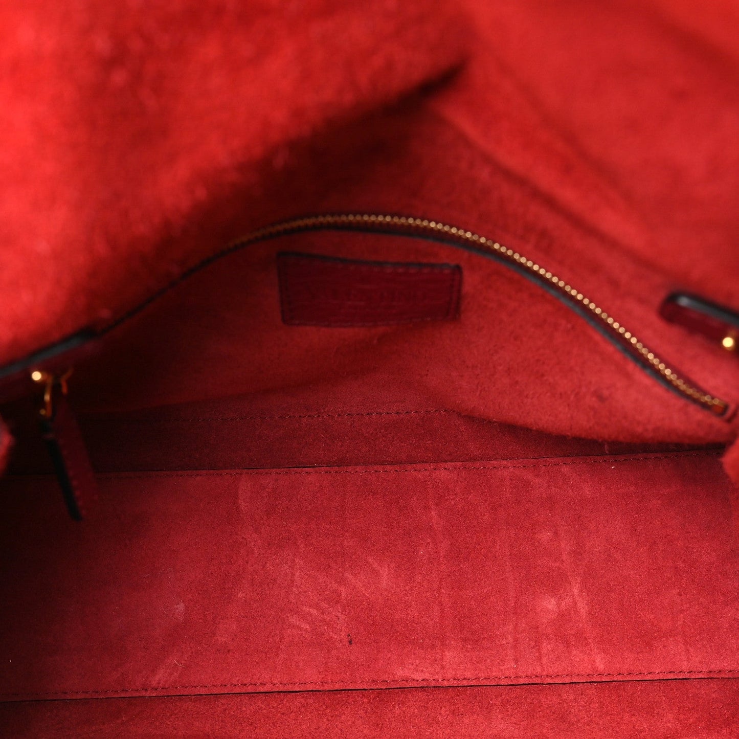 Grained Calfskin Medium My Rockstud Frame Bag Rosso Valentino