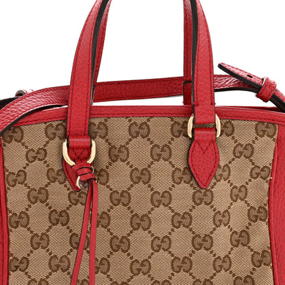 Monogram Small Bree Tote Red