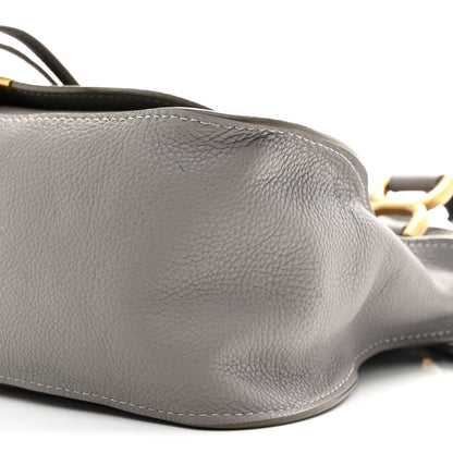 Calfskin Medium Marcie Satchel Cashmere Grey