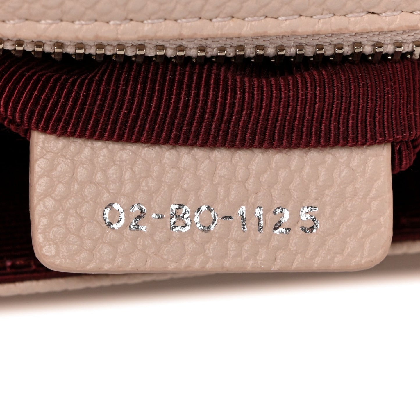Grained Calfskin Medium Diorama Flap Bag Nude