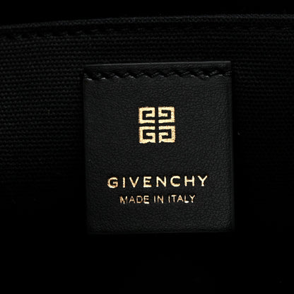 4G Coated Canvas Logo Medium G Tote Black