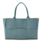 Nappa Maxi Intrecciato Medium Arco Tote Linoleum
