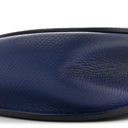 Grained Calfskin Small Trotteur  Indigo