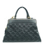 LOUIS VUITTON Vosges MM Empreinte Leather Shoulder Bag Black