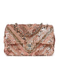 Sequins Chevron Mini Rectangular Flap Pink