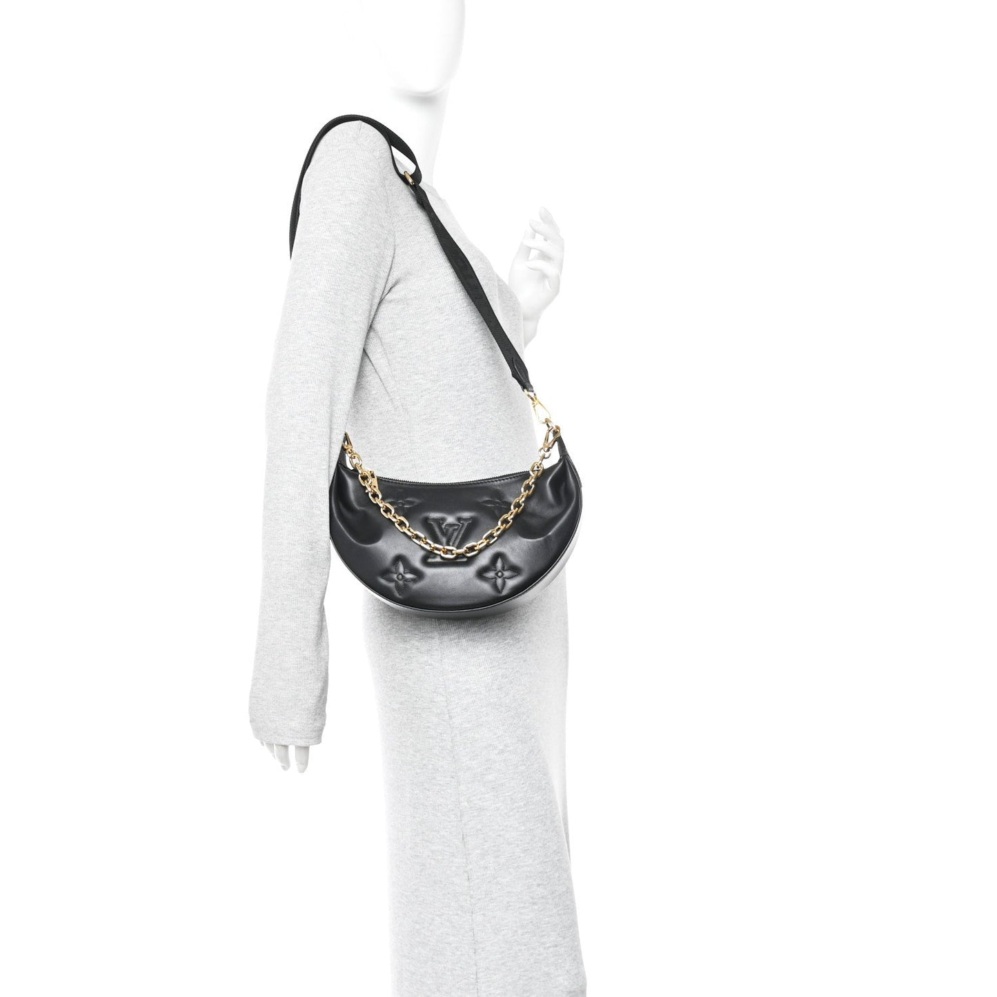 Calfskin Bubblegram Over The Moon Black