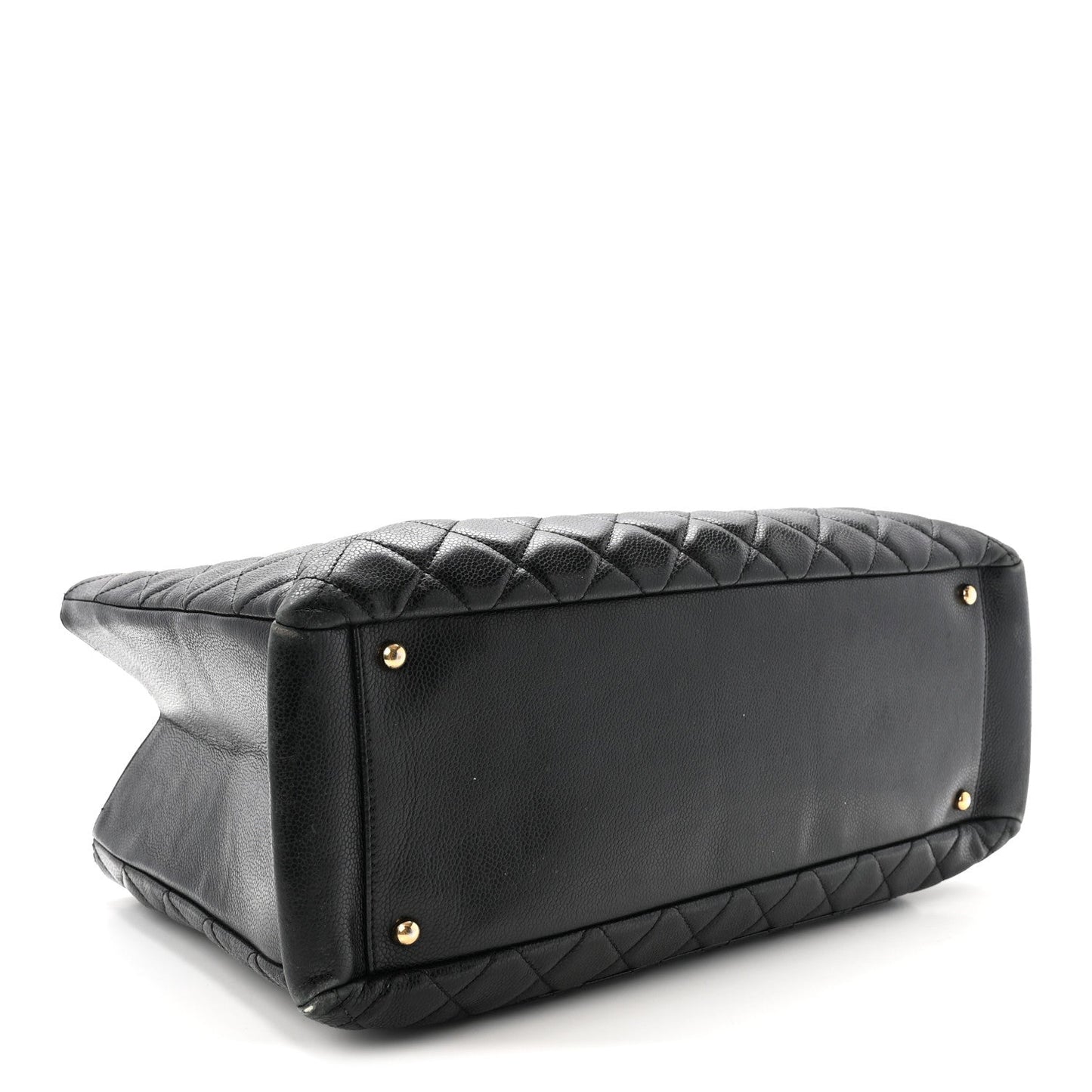 Caviar Quilted XL Grand Shopping Tote GST Black