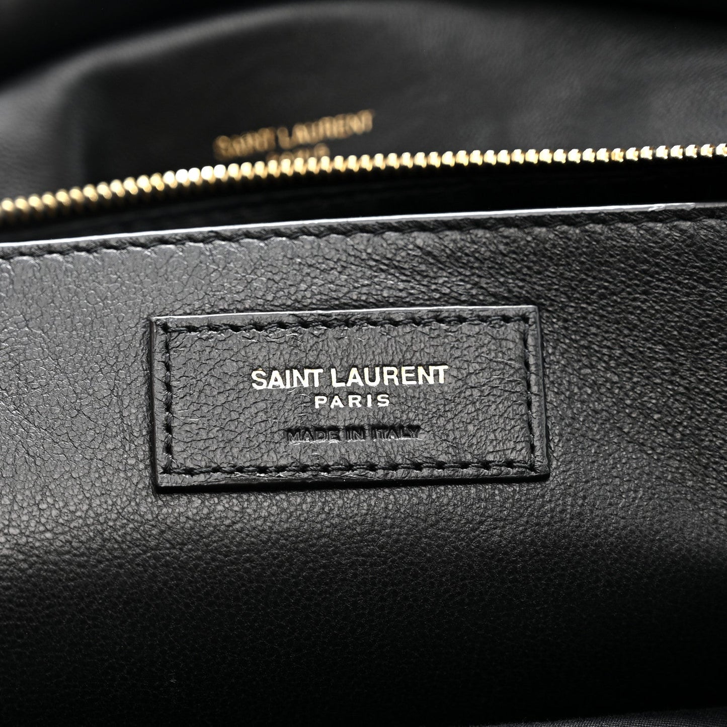 Lambskin Matelasse Monogram Large Jamie 4.3 Black
