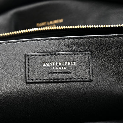 Lambskin Matelasse Monogram Large Jamie 4.3 Black