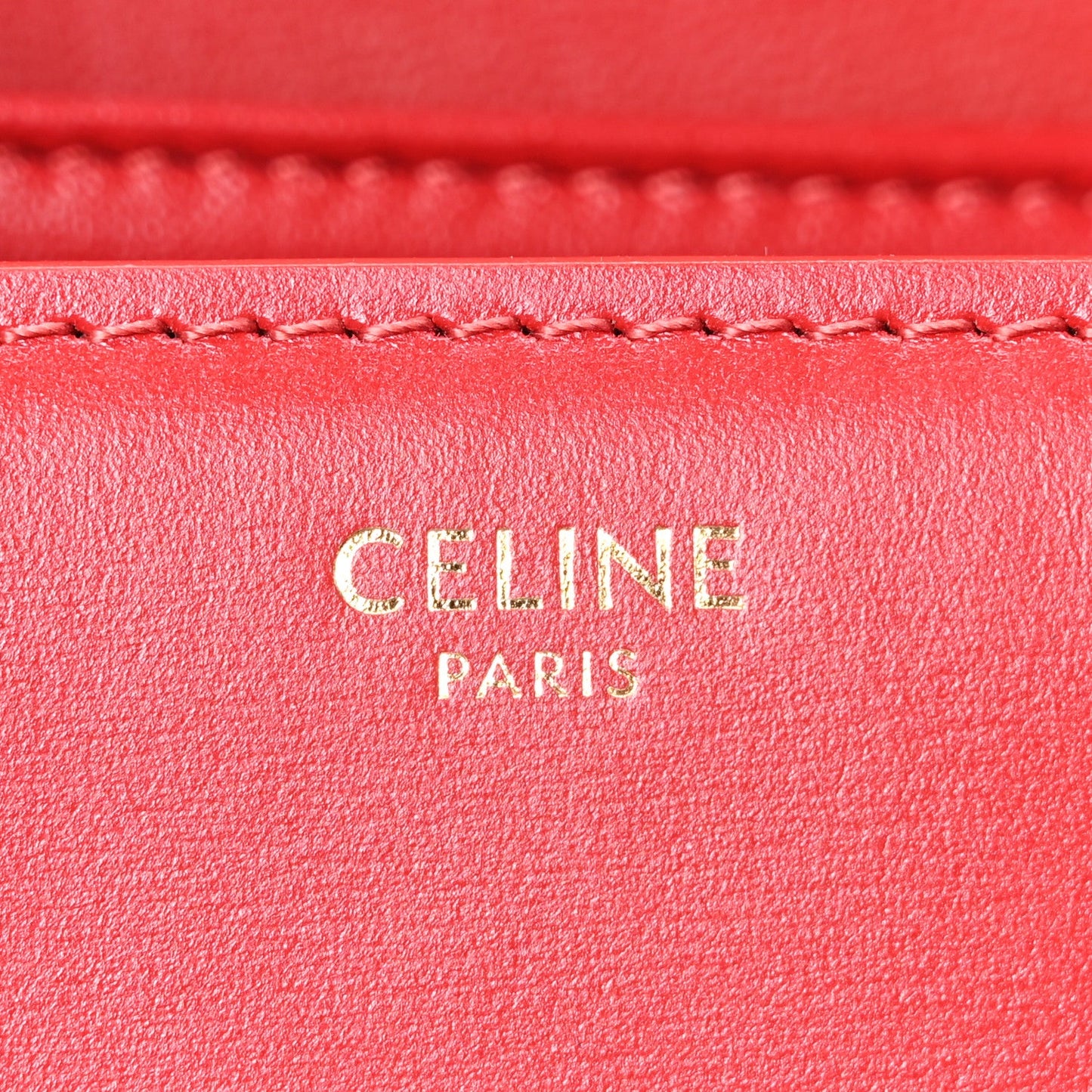 Shiny Calfskin Teen Triomphe Red