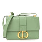 Smooth Calfskin 30 Montaigne Flap Bag Mint Green