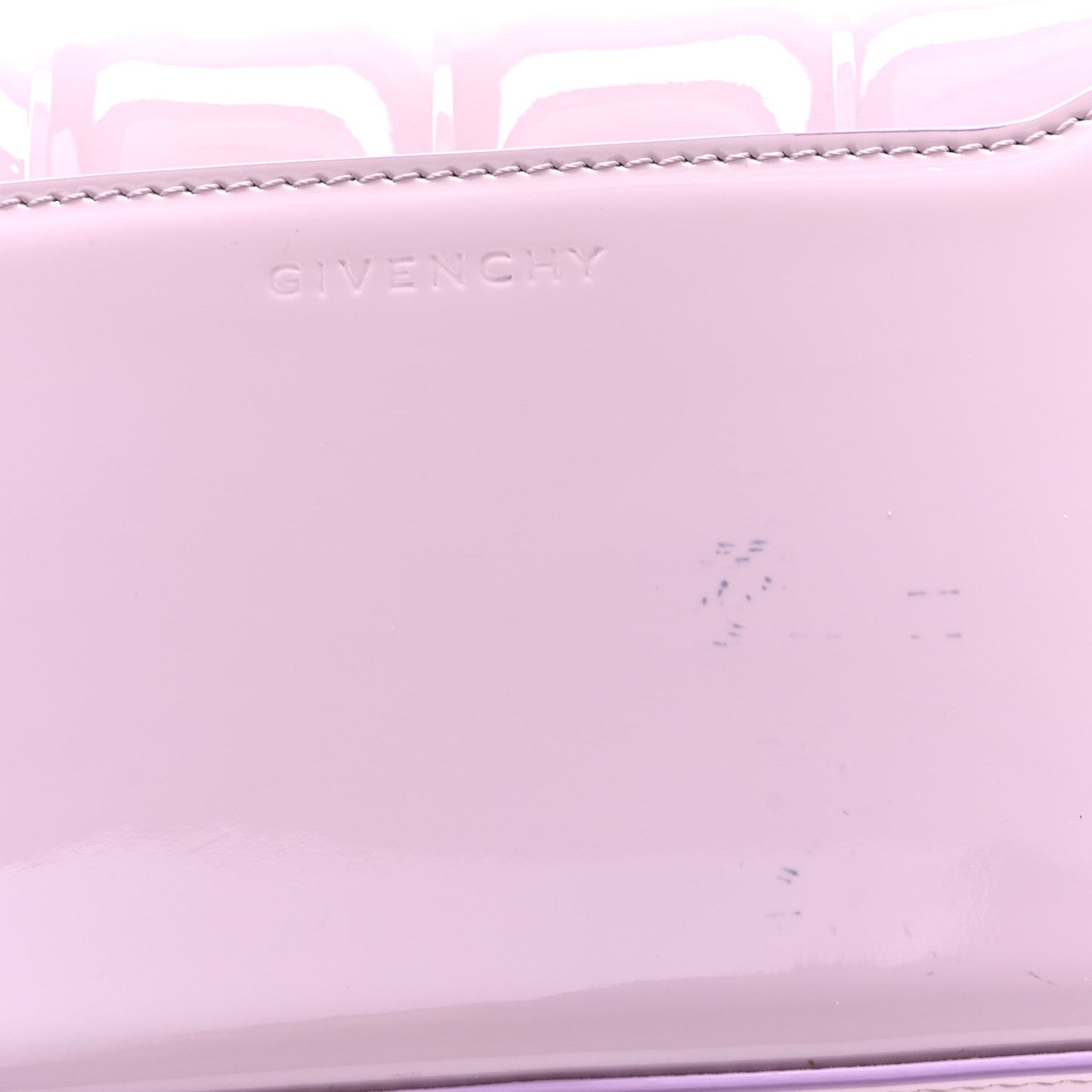 Patent 4G Small Padded Crossbody Bag Lilac