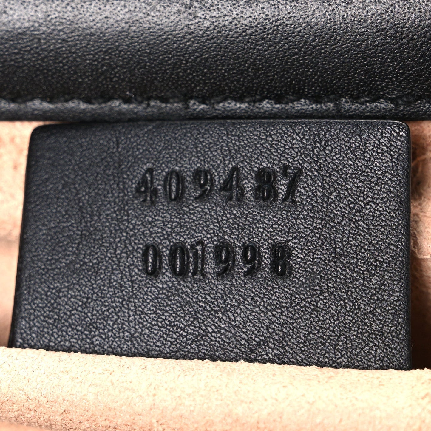 GG Supreme Monogram Bees Small Padlock Shoulder Bag Black