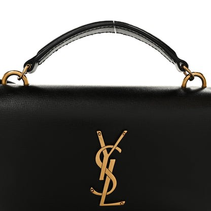 Calfskin Monogram Sunset Chain Wallet  Sunset Black