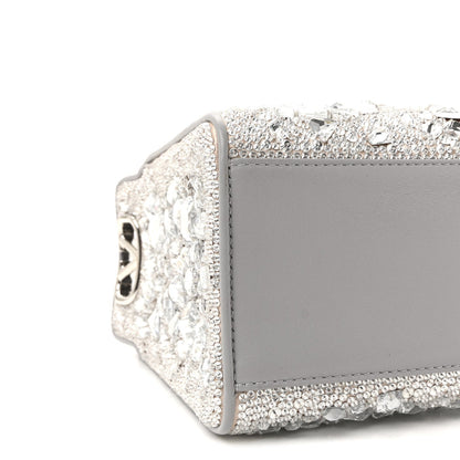 Crystal Mini Le Troisieme Shopping Bag Grey