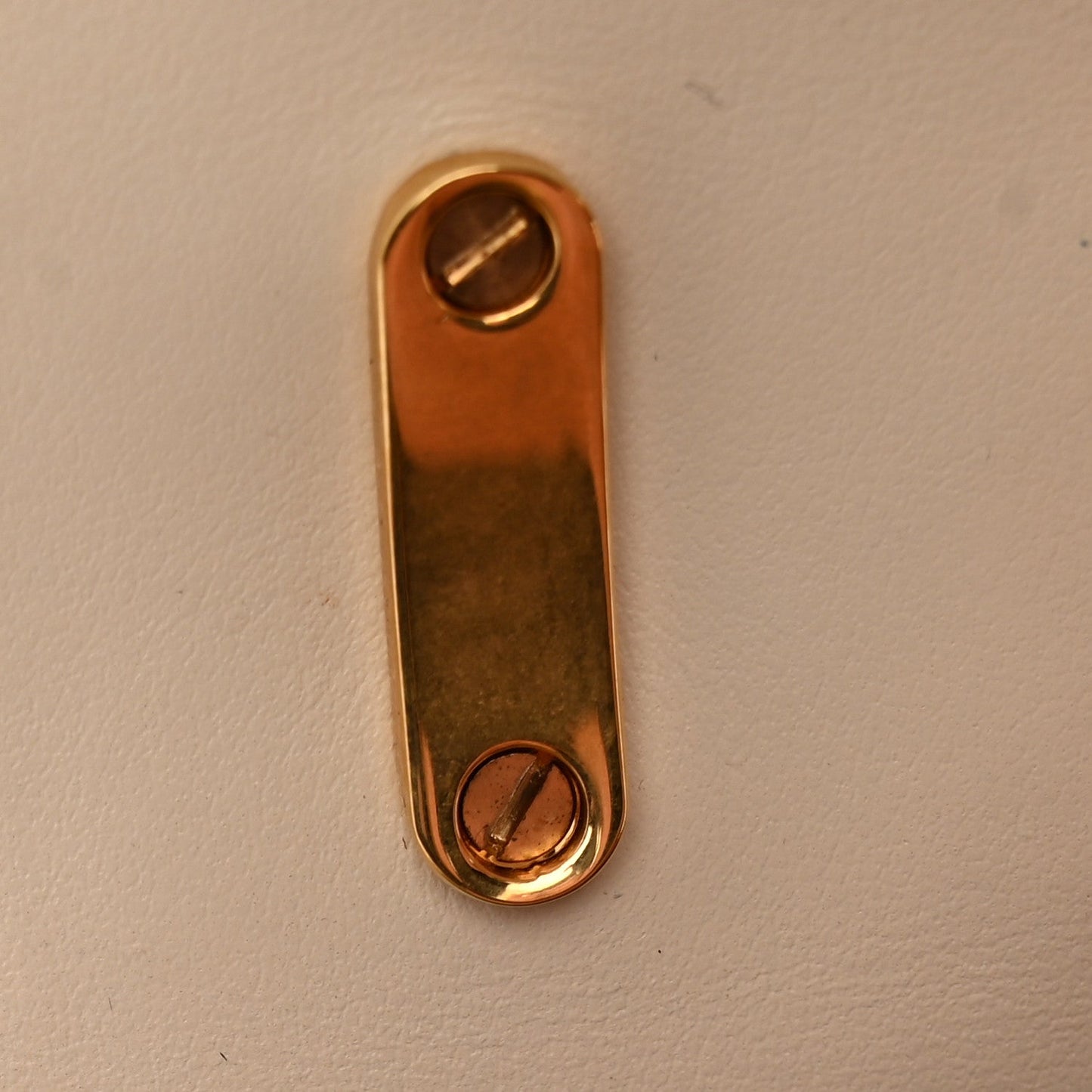 High Gloss Calfskin Lana Small Top Handle Eggshell