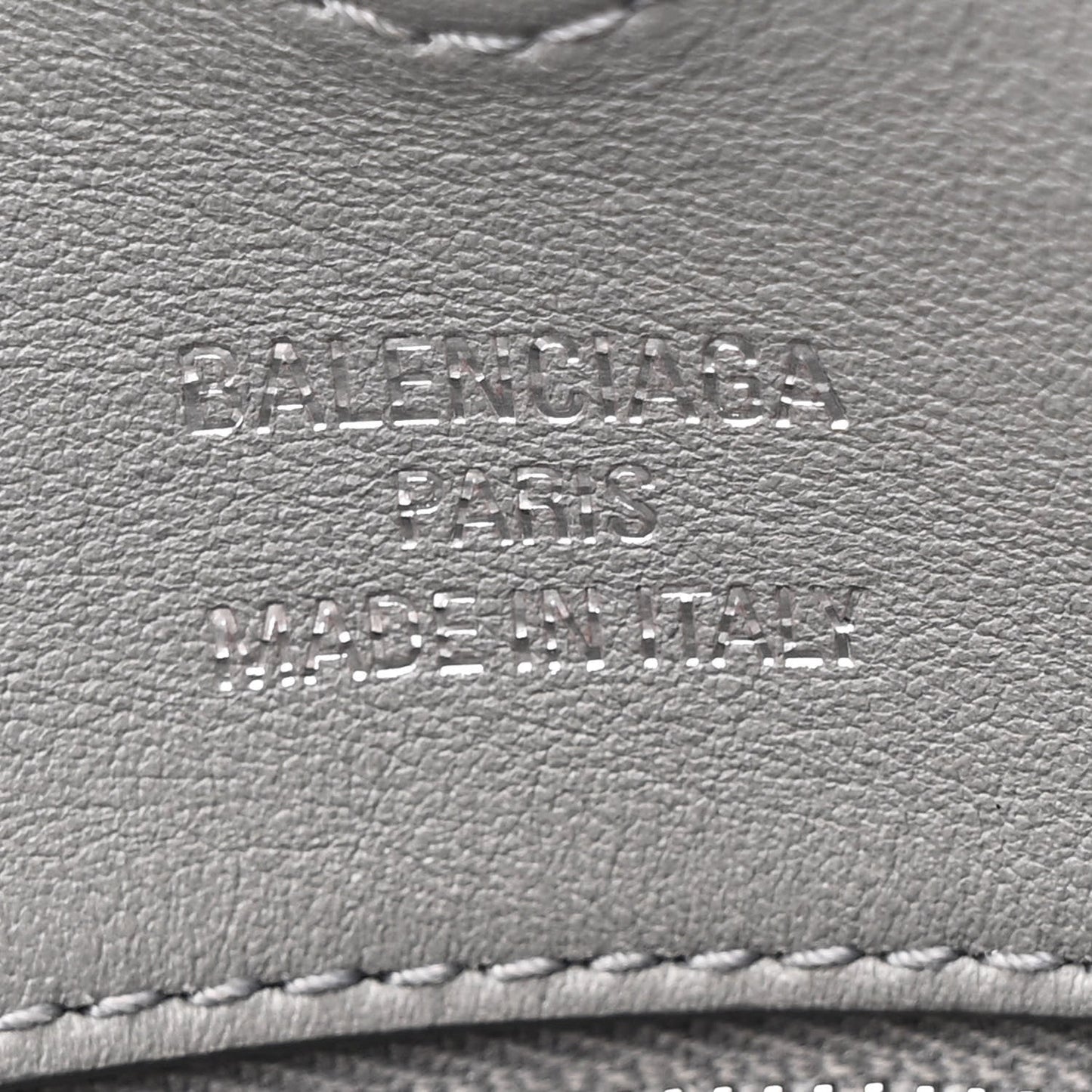Smooth Calfskin Small Hampton Carry All Bag Grey