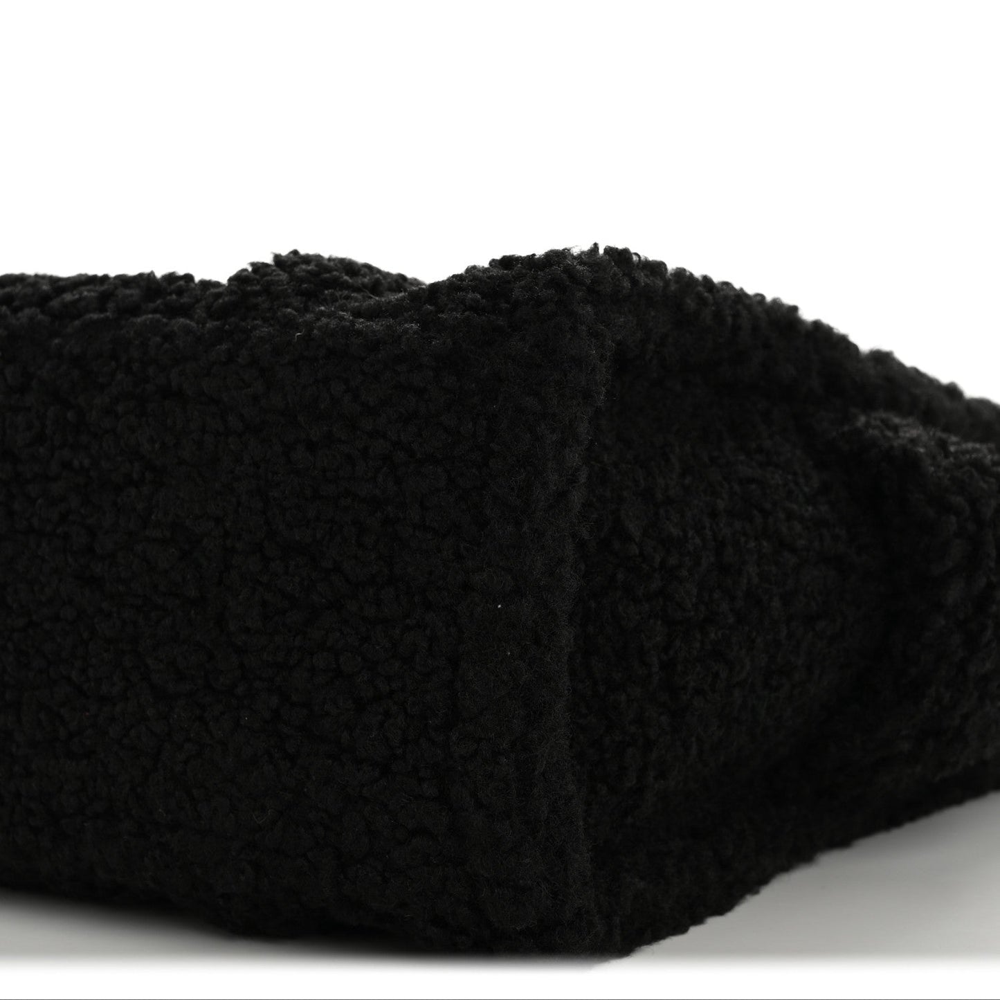 Polyester Cotton Medium The Teddy Traveler Tote Bag Black