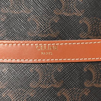 Triomphe Canvas Calfskin Medium Patapans Tan