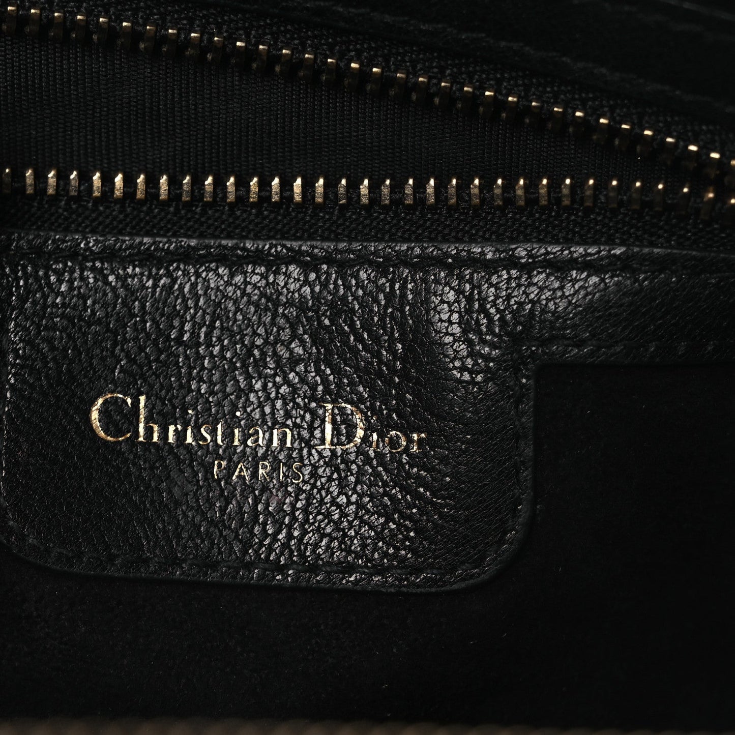 Goatskin Double Saddle Pouch Black