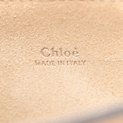 Calfskin Suede Medium Faye Shoulder Bag Motty Grey