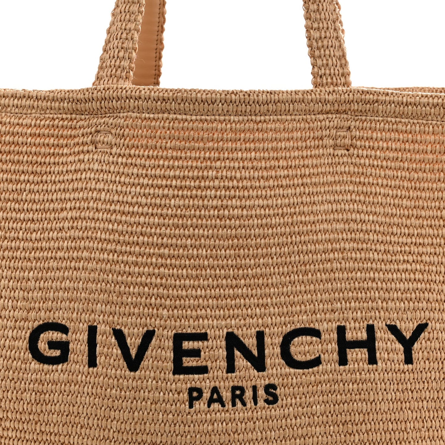 Raffia Large G Shopping Tote Natural