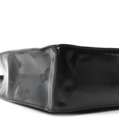 Patent CC Shopper Tote Black