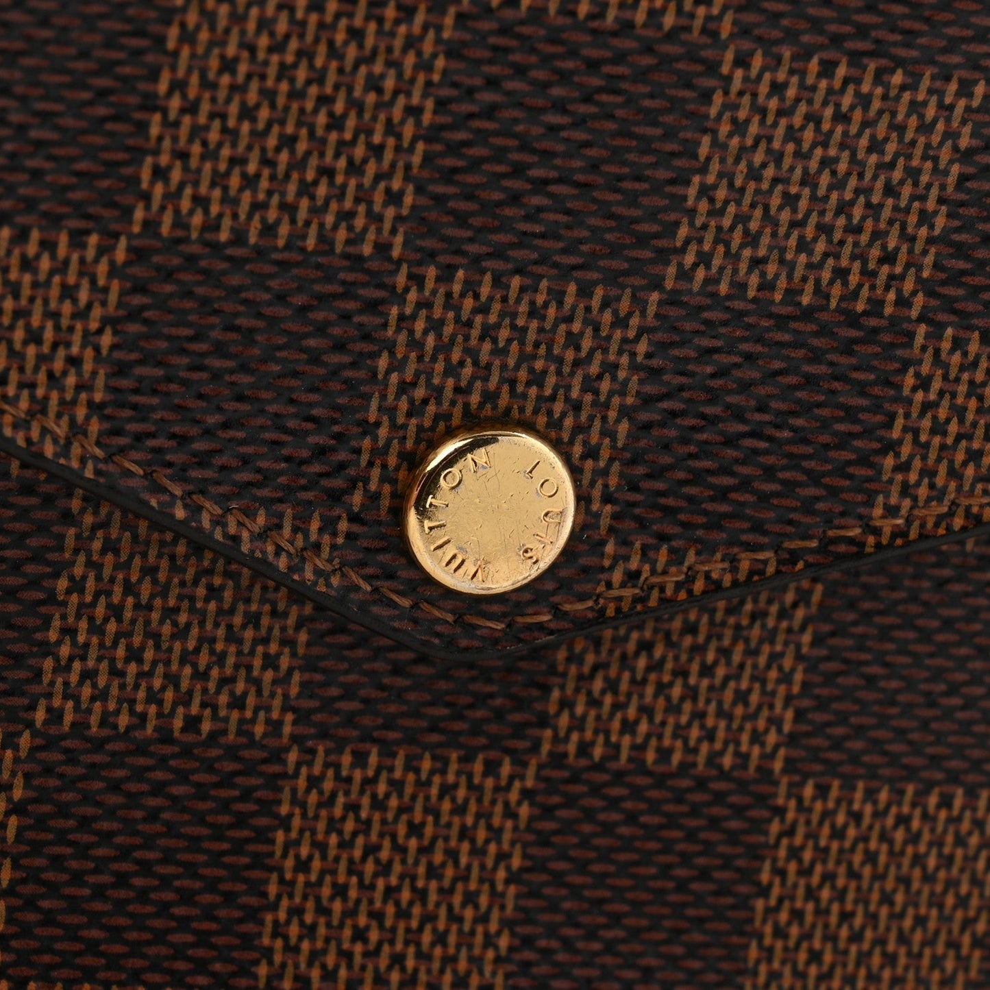 Damier Ebene Pochette Felicie Chain Wallet