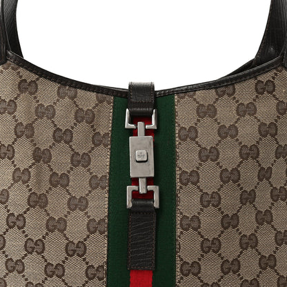 Monogram Web Jackie O Hobo Dark Brown
