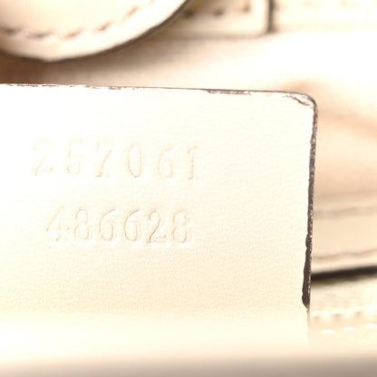 Monogram Web Medium Mayfair Tote Off White