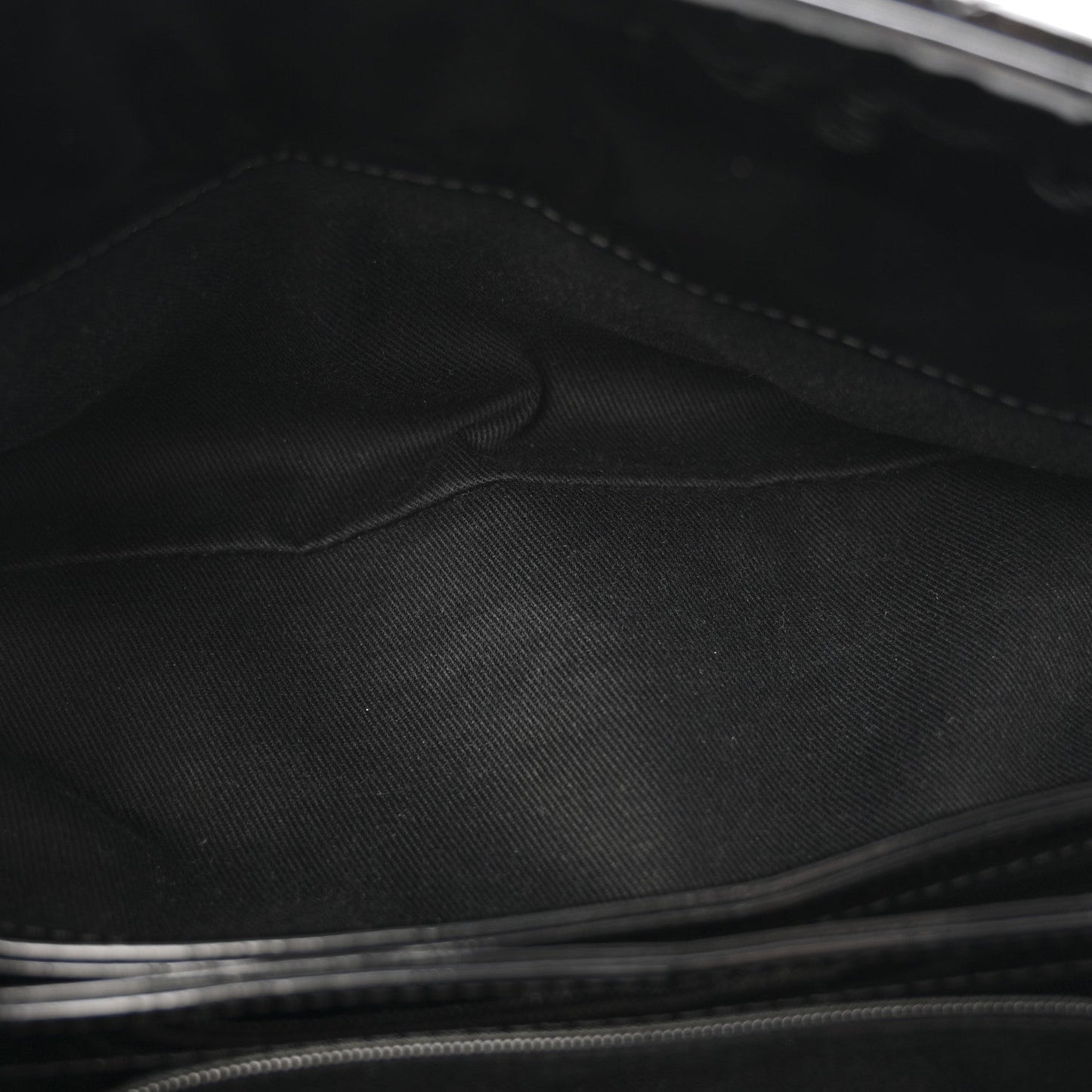 Patent Quilted Medium Just Mademoiselle Black