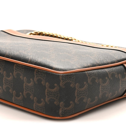 Triomphe Canvas Calfskin Medium Patapans Tan
