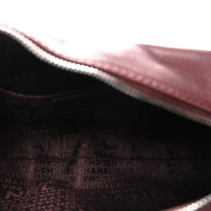Lambskin Lax Small Tassel Shoulder Bag Dark Purple