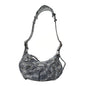 Bleached Denim BB Monogram Le Cagole Shoulder Bag XS Blue