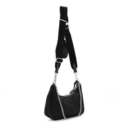 Nylon Re-Edition 2005 Shoulder Bag Black