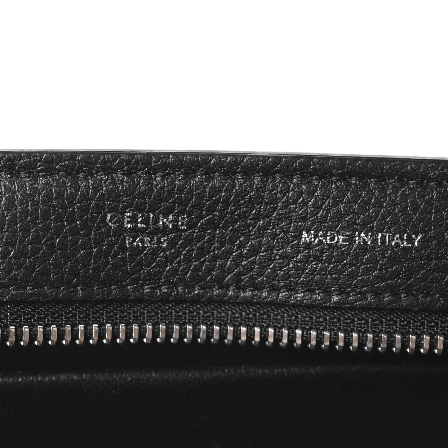 Drummed Calfskin Suede Small Trapeze Black