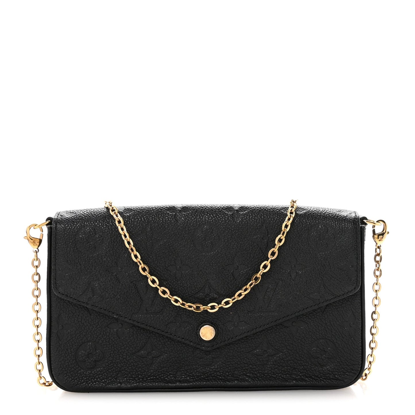 Empreinte Pochette Felicie Chain Wallet Black